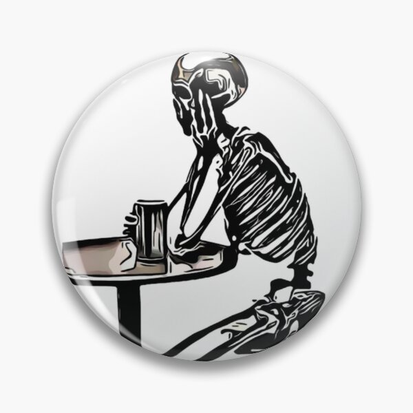 Item preview, halloween skeleton drinking  designed and sold by Gordon Nelson.