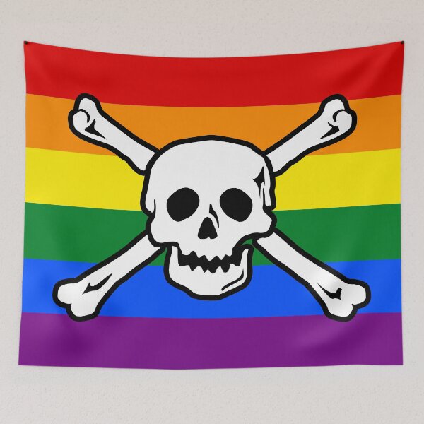 Item preview, Gay Pirate Pride designed and sold by hiboux69.
