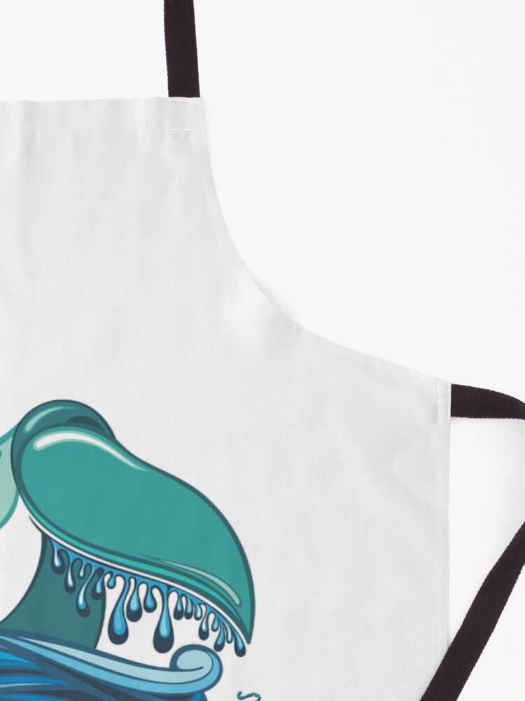 Alternate view of Protect Our Oceans Whale Tail Apron