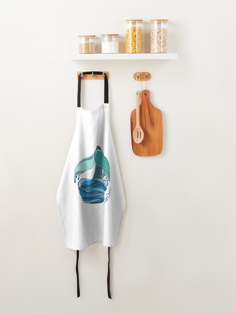 Alternate view of Protect Our Oceans Whale Tail Apron