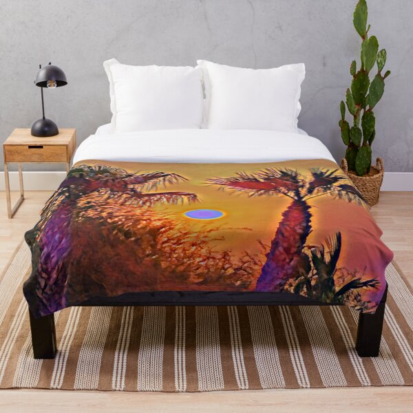Item preview, Sun Between Palm Trees designed and sold by pinkyjainpan.