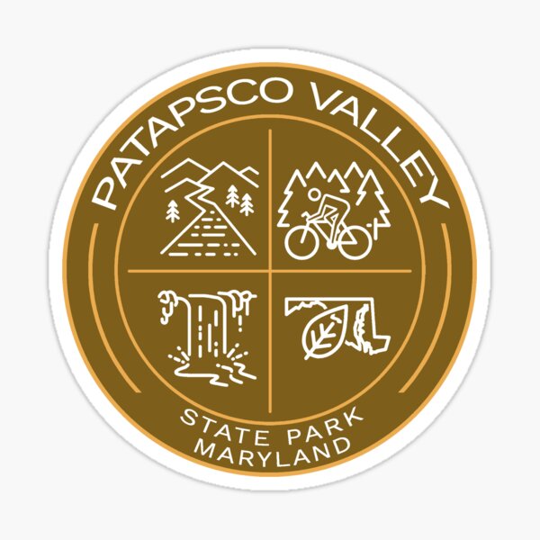 Item preview, Patapsco Valley State Park Heraldic Logo designed and sold by VanyaKar.
