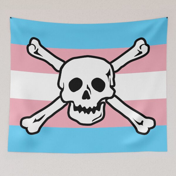 Item preview, Trans Pirate Pride designed and sold by hiboux69.