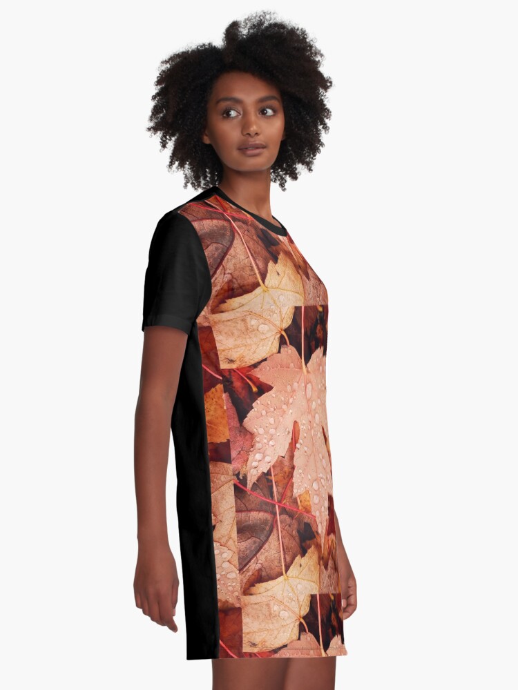 Alternate view of Enchanting Autumn arriving soon by Yannis Lobaina Graphic T-Shirt Dress