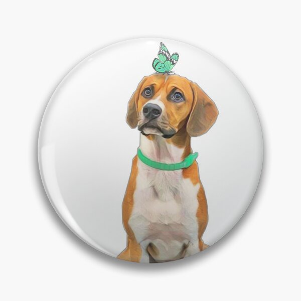 Item preview, Beagle con Mariposa designed and sold by ProtanDesign.