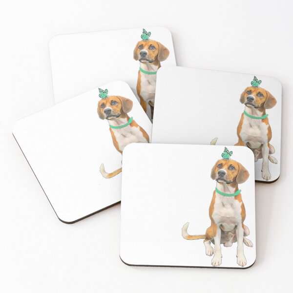 Item preview, Beagle with Butterfly designed and sold by ProtanDesign.