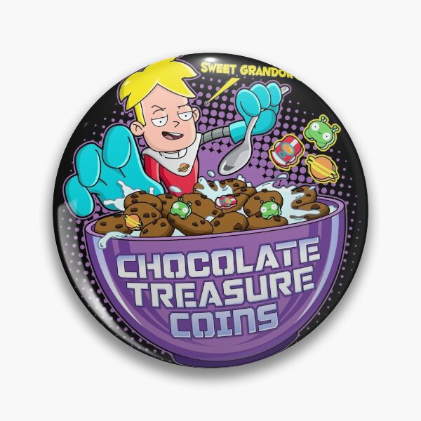 Item preview, Gary's Chocolate Treasure Coins - Final Space Fan Art designed and sold by Luhmdesign.