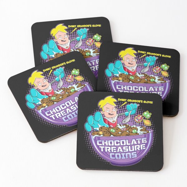 Item preview, Gary's Chocolate Treasure Coins - Final Space Fan Art designed and sold by Luhmdesign.