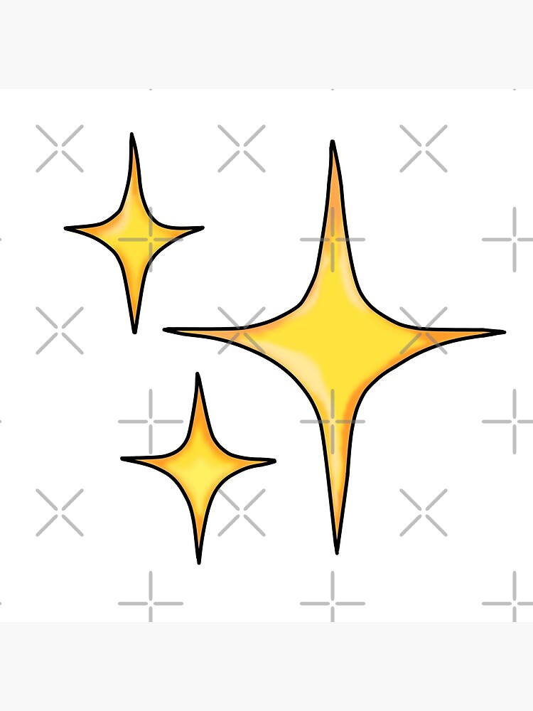 "Star Emoji" Poster for Sale by beckahbrooks Redbubble