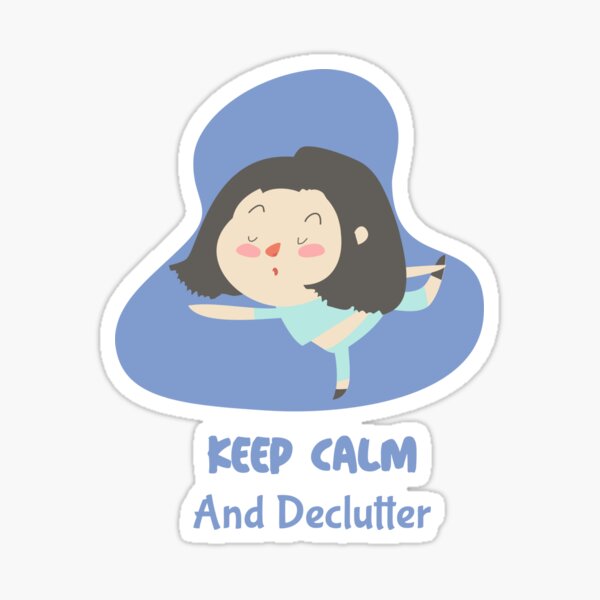 Item preview, Keep Calm And Declutter Minimalism Essentialism Living with Less designed and sold by Elena's Shop.