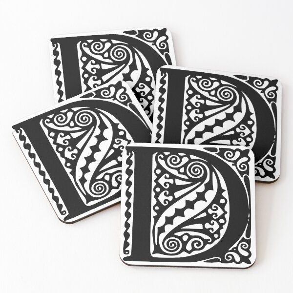 Item preview, Art Nouveau Letter "D" Monogram designed and sold by AlteredAtelier.