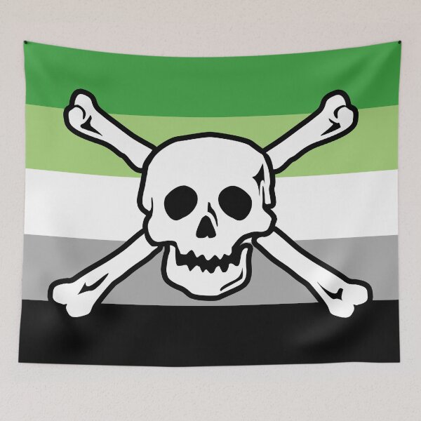 Item preview, Aromantic Pirate Pride designed and sold by hiboux69.