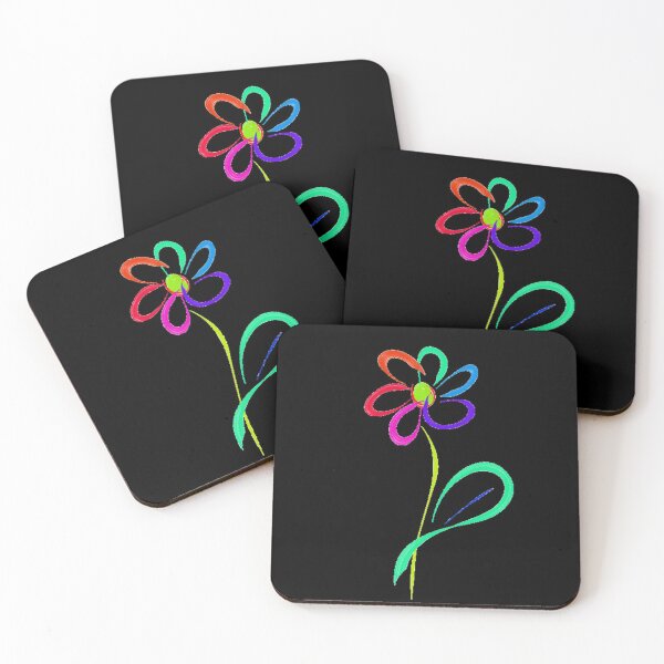Item preview, Stylized flower, minimalist flower, colorful flower  designed and sold by VondasCreations.