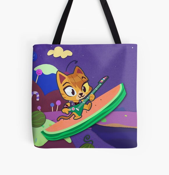 Jett Candyworld Cool School Rocks Bolsa estampada de tela
