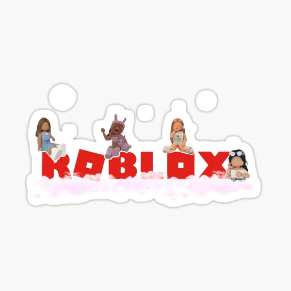 Noob Roblox Face Stickers Redbubble - roblox oof in reverse youtube