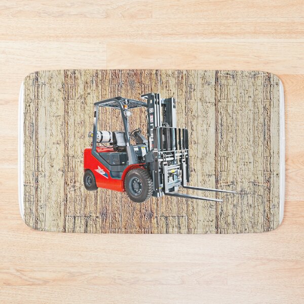 Item preview, Forklift Truck with Wood Effect Pallet Background designed and sold by luvvvvvit.