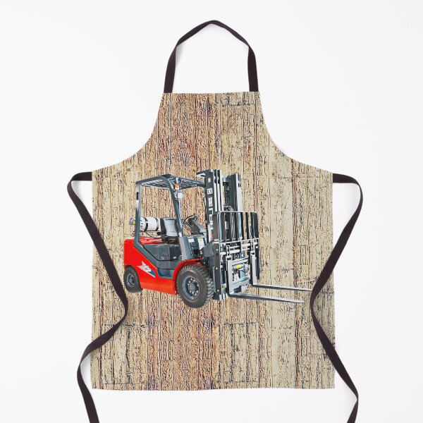 Item preview, Forklift Truck with Wood Effect Pallet Background designed and sold by luvvvvvit.