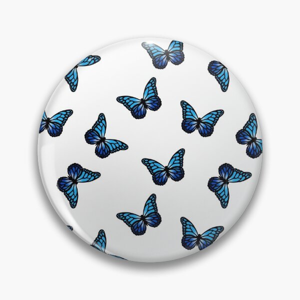 Item preview, Blue Butterflies - White designed and sold by Corey Paige Designs.