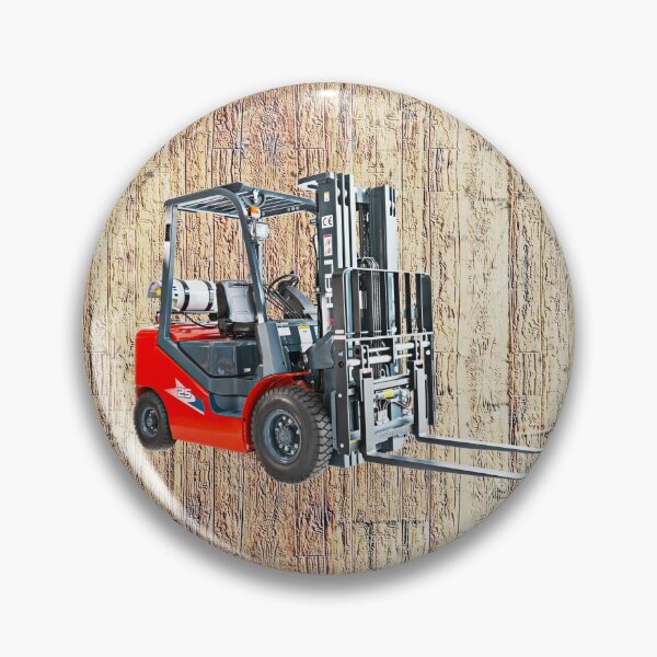 Item preview, Forklift Truck with Wood Effect Pallet Background designed and sold by luvvvvvit.