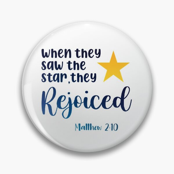 Item preview, Matthew 2:10 When they saw the star,they Rejoiced designed and sold by crizzycreates.
