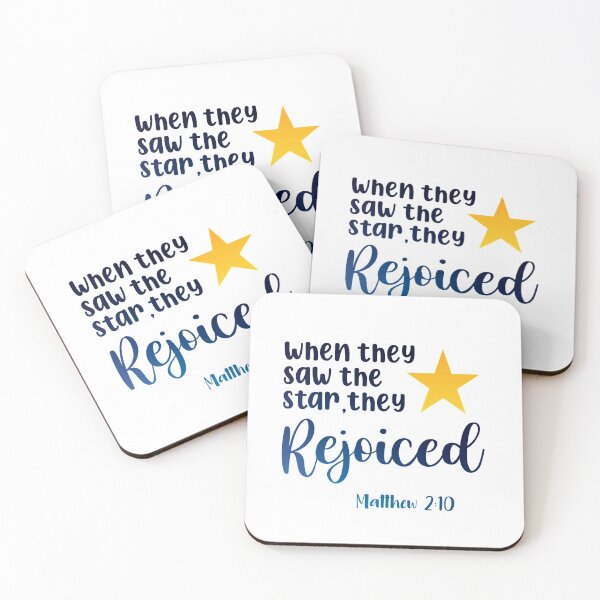 Item preview, Matthew 2:10 When they saw the star,they Rejoiced designed and sold by crizzycreates.