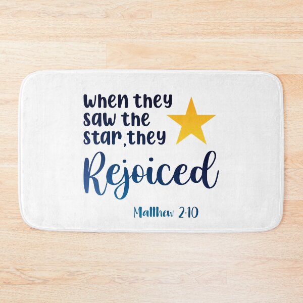 Item preview, Matthew 2:10 When they saw the star,they Rejoiced designed and sold by crizzycreates.