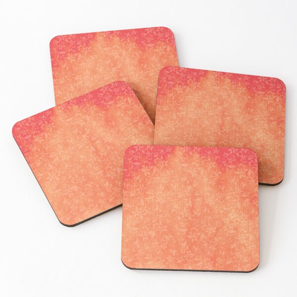 Item preview, Abstract Floral on Orange Stains Background designed and sold by Gerson Ramos.