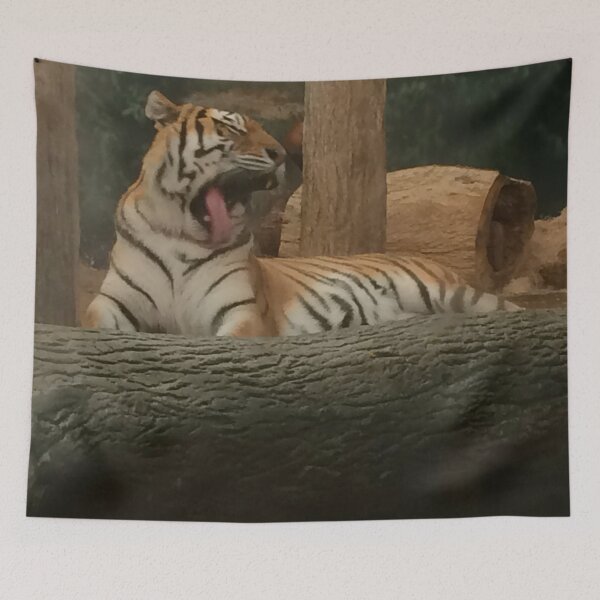 Item preview, Yawning Tiger designed and sold by AestheticNerd15.