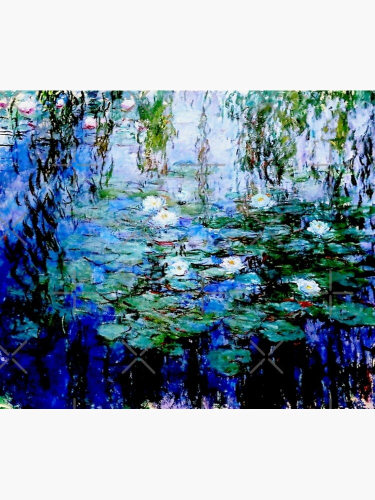 “Nymphéas Bleus” by Claude Monet - 'Blue Water Lilies' by Gascondi