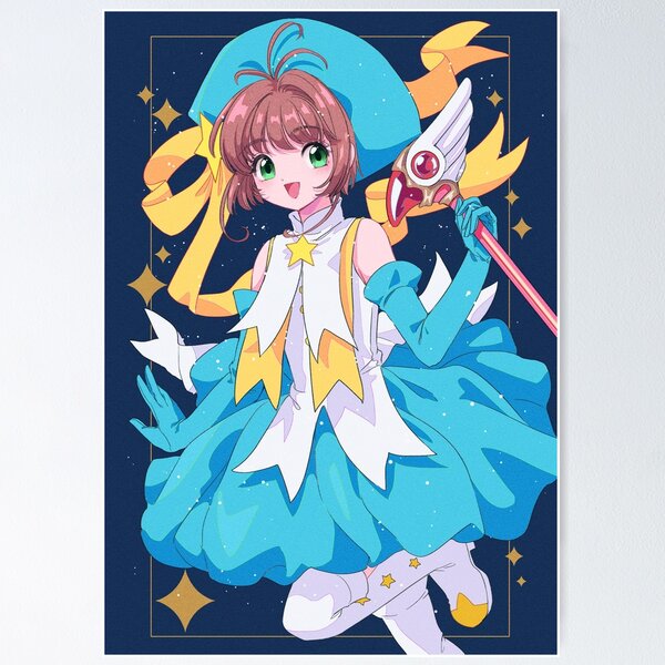 Vista previa del artículo con la obra «Cardcaptor Sakura Midnight Lady», diseñado y vendido por PopsugarUnicorn.