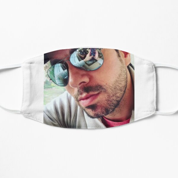 Enrique Iglesias Mascarilla plana
