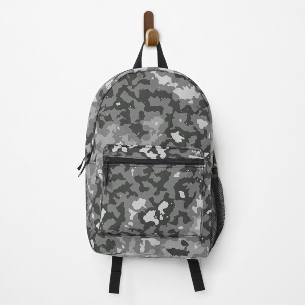Item preview, Gray Camouflage Digital Cloud Pattern in Gray Shades and Black designed and sold by ShopieHome.