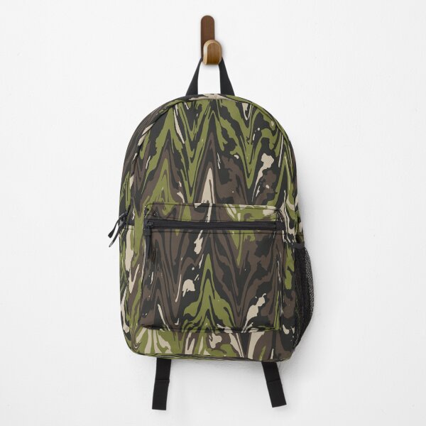 Item preview, Military Camouflage Digital Liquify Pattern in Green, Brown and Beige designed and sold by ShopieHome.