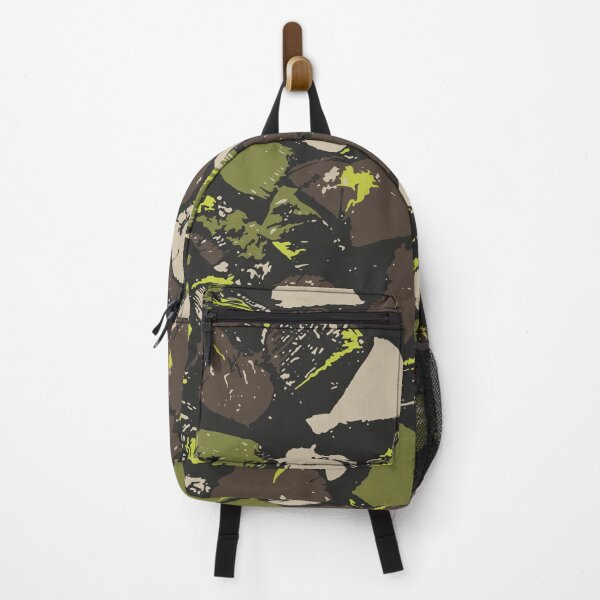 Item preview, Military Camouflage Digital Wood Pattern in Green, Brown and Beige designed and sold by ShopieHome.