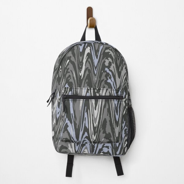 Item preview, Gray Camouflage Digital Liquify Pattern in Gray Shades and Black designed and sold by ShopieHome.