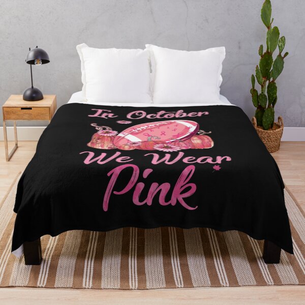 Item preview, Football In October Wear Pink Ribbon Breast Cancer designed and sold by CreativeGift.