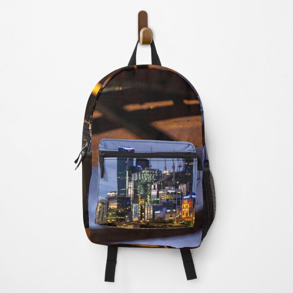 Item preview, City of Melbourne View through Park Bench designed and sold by ea-photos.