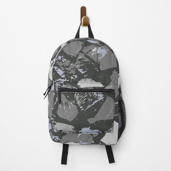 Item preview, Gray Camouflage Digital Wood Pattern in Gray Shades and Black designed and sold by ShopieHome.