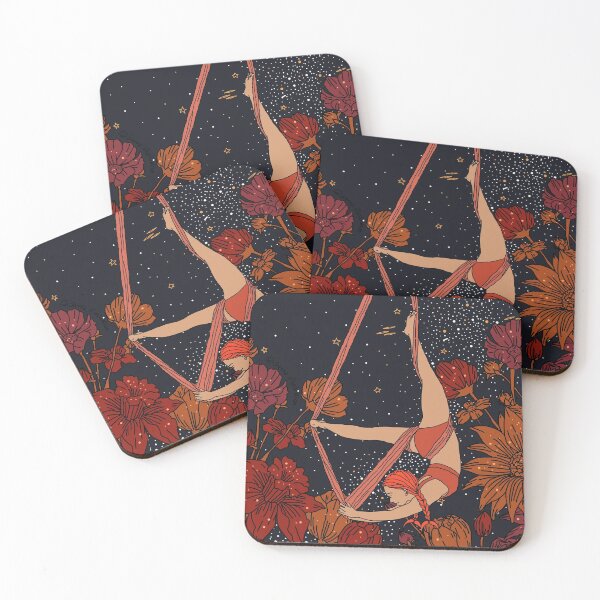Item preview, Yoga girl Wild flower art designed and sold by sierratruong.