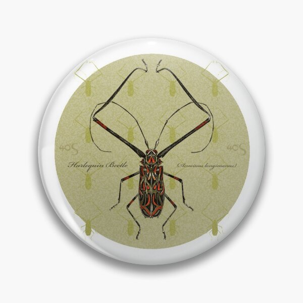 Item preview, Harlequin Beetle Tshirt - w/background   designed and sold by 40degreesSouth.