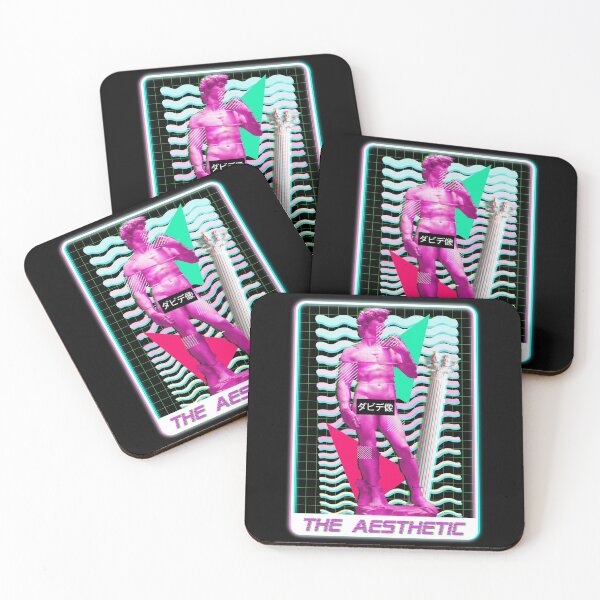 Item preview, The Aesthetic Vaporwave Synthwave Tarot Card designed and sold by ROBO MEGA.