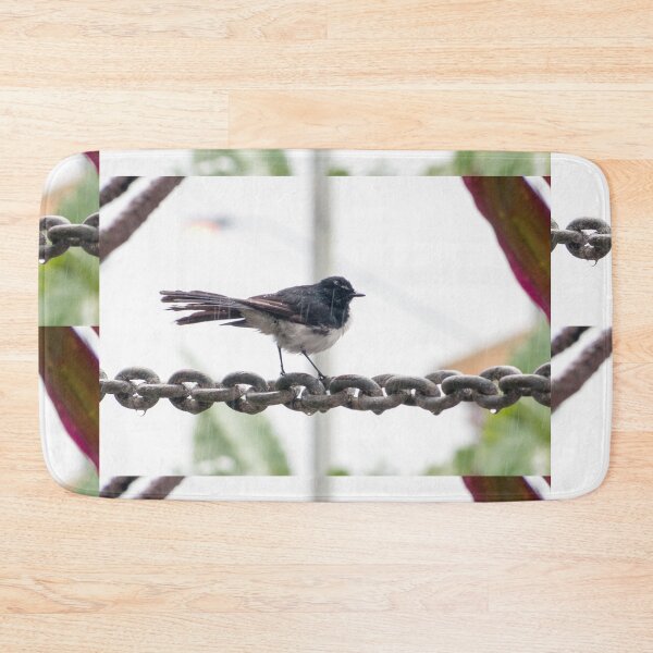 Item preview, Willy Wagtail in the Rain designed and sold by Kerryn Madsen-Pietsch.