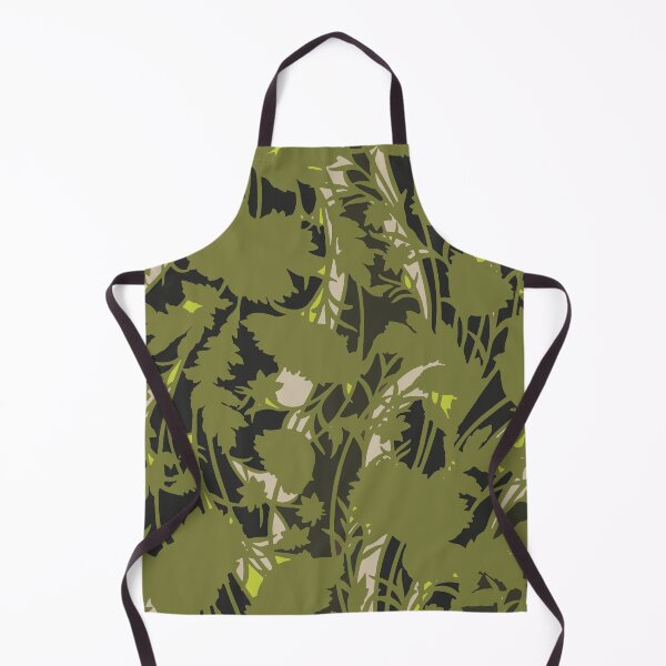 Item preview, Leaves Camouflage Digital Flowers Pattern in Green, Brown and Beige designed and sold by ShopieHome.