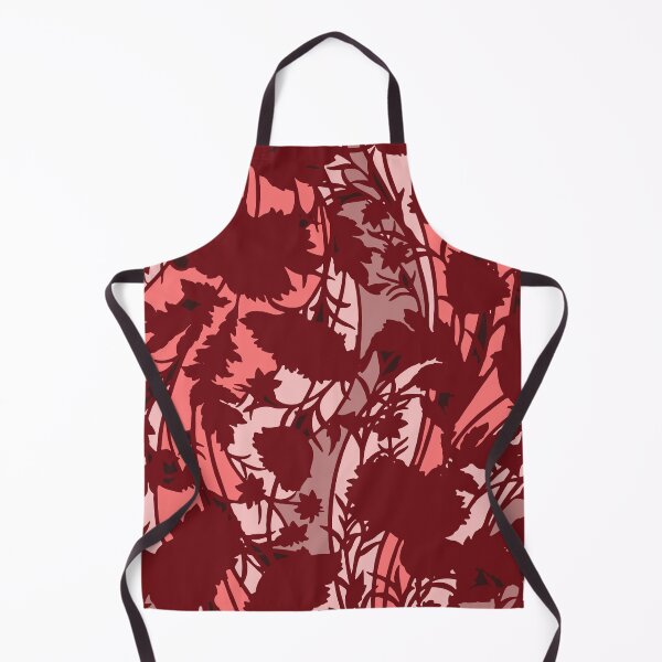 Item preview, Red Leaves Camouflage Digital Flowers Pattern in Red Shades and Pink designed and sold by ShopieHome.