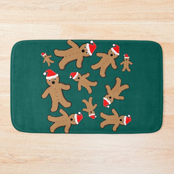 Item preview, Christmas Flying Gingerbread men Pattern designed and sold by EurekaRoad.