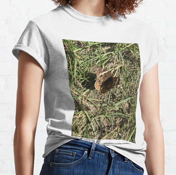 Butterfly in Grass Classic T-Shirt