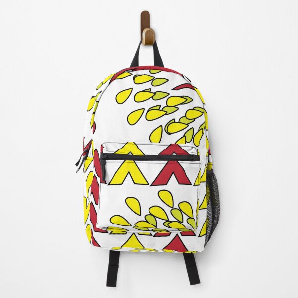 Item preview, Red Yellow Abstract Mountain and Green Yellow Banyan Tree designed and sold by Nisha Prabhu.