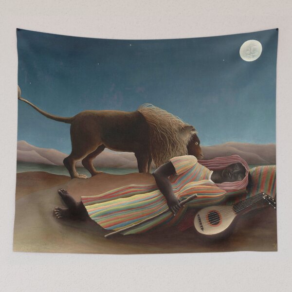 Item preview, The Sleeping Gypsy - Henri Rousseau designed and sold by themasters.
