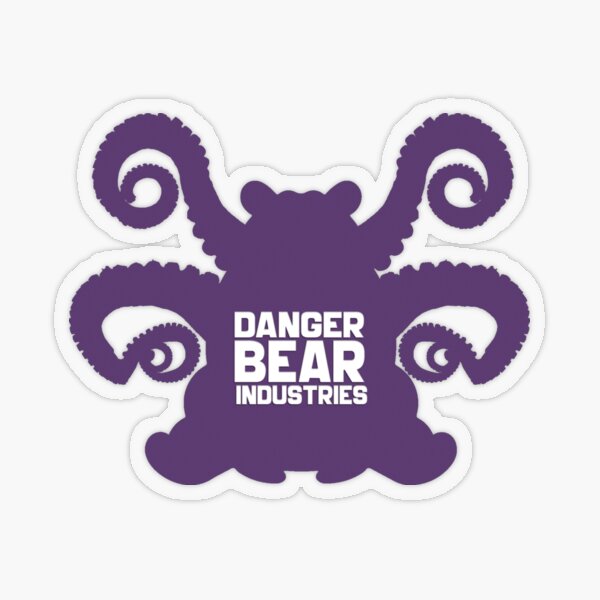 Eldritch Bear from Danger Bear Industries Transparent Sticker