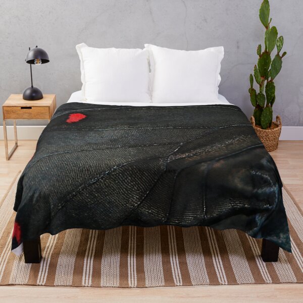 Artikel-Vorschau von Chic Black Butterfly Texture Tröster und Duschvorhang, designt und verkauft von hausofbutterfly.